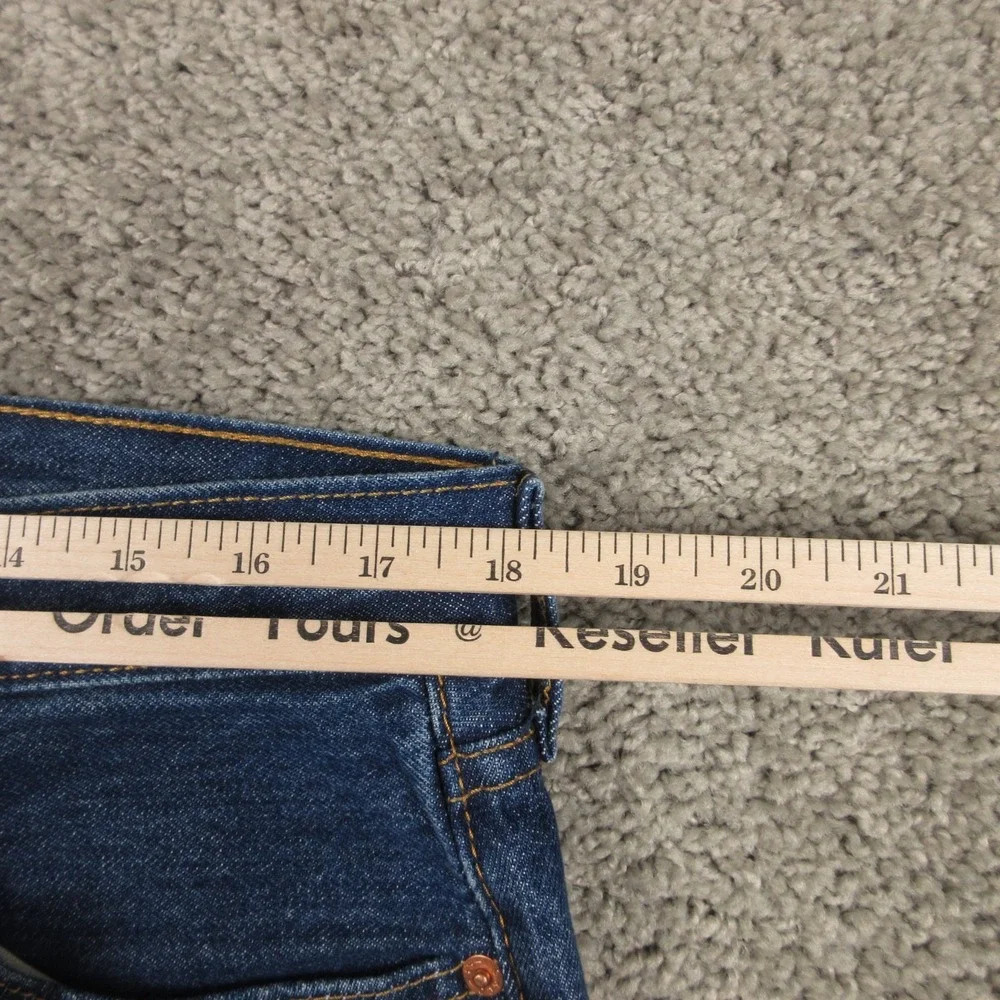 Levis Jeans Mens 36x36 Blue 501 Button Fly Original Straight Stone Denim Pants